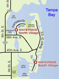 Direct boat access to Tamp Bay